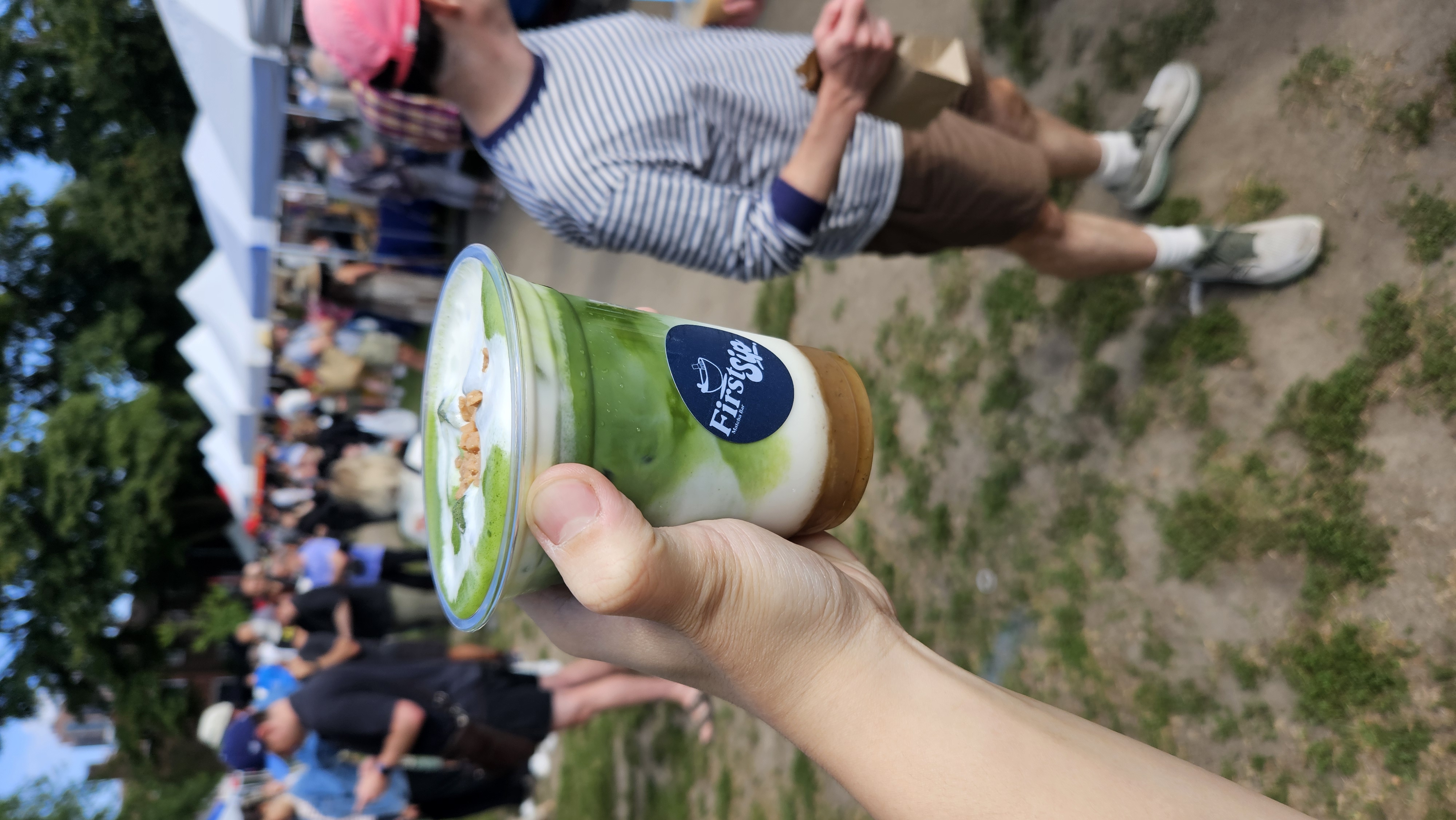 Banana Matcha Latte